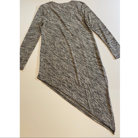 Soma XSmall Asymmetrical Long Sleeve Tunic Black/Gray New D25 - Picture 11 of 12
